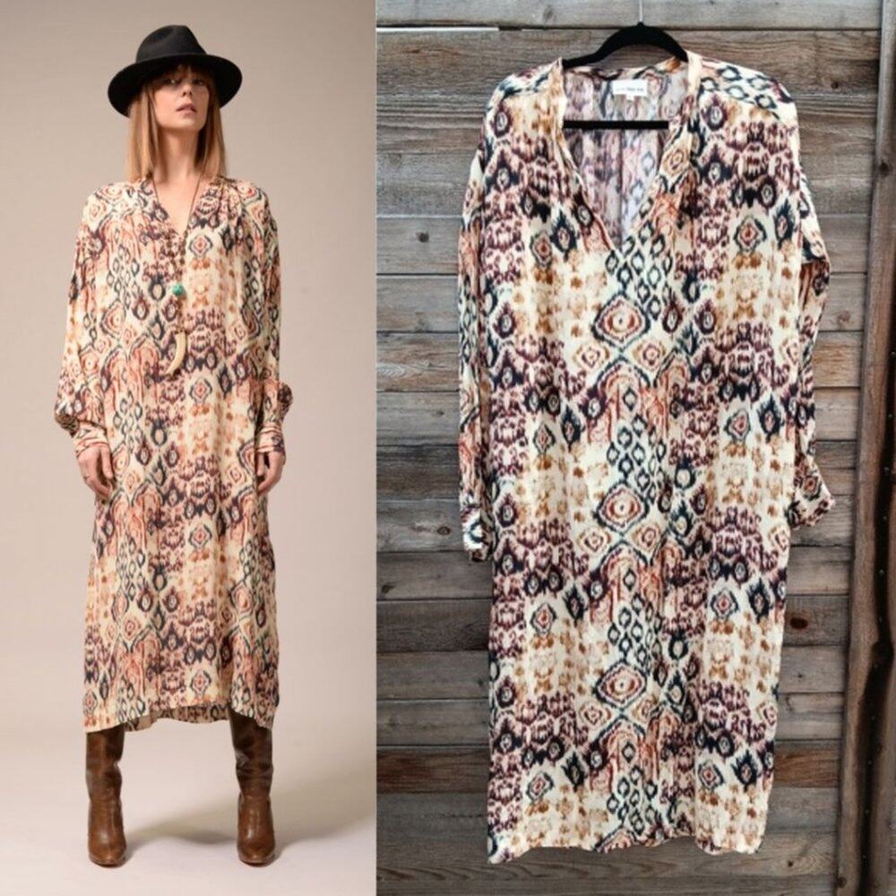 V.D.E. Vinster Idli Dress Cream Multi Size M